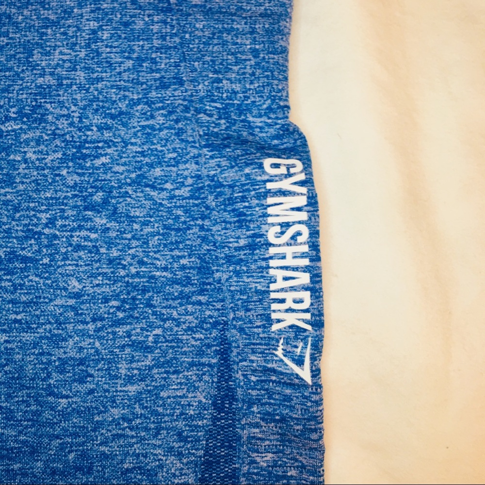 Gymshark blue seamless high waisted leggings